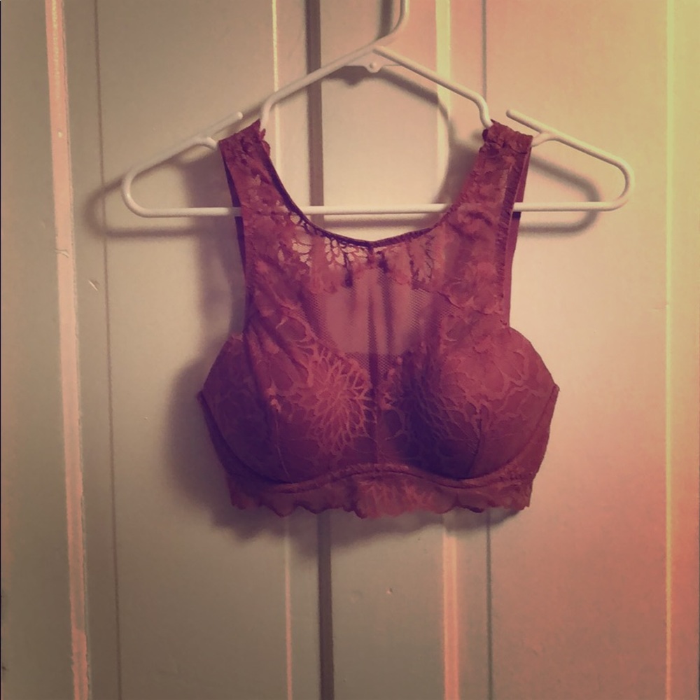 High neck bralette